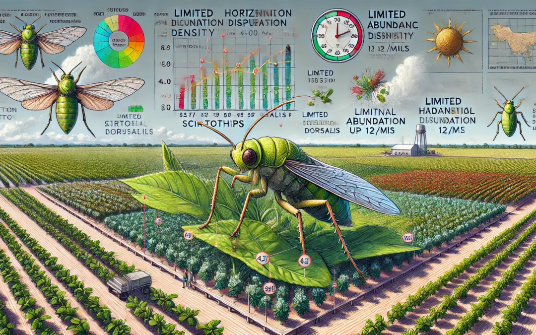 Scirtothrips dorsalis: mapeando la dispersión de un invasor en Estados Unidos