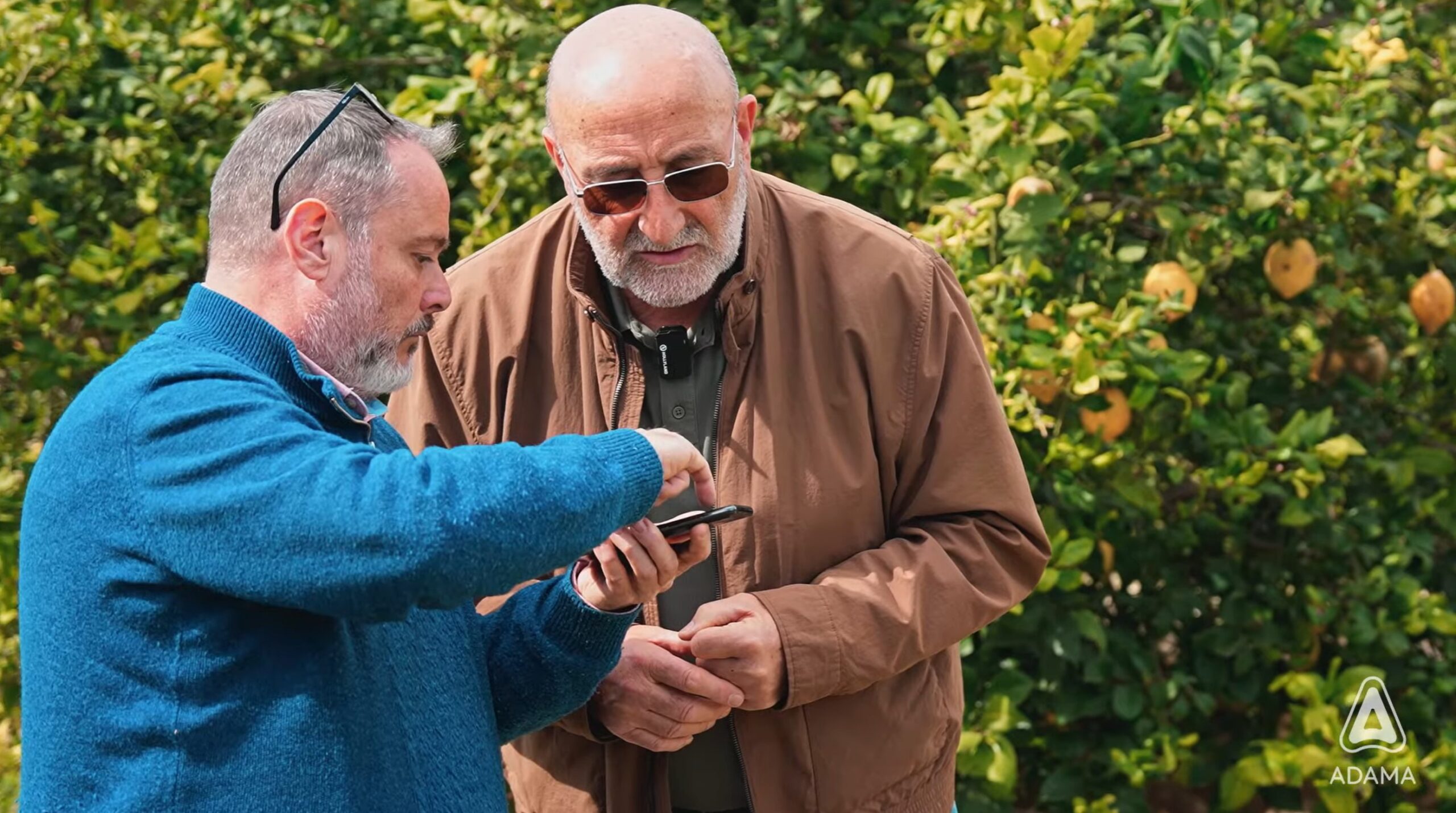 Trips en Cítricos: José María de Andrés (ADAMA) y Alfonso Lucas (Genoma Laboratorio)